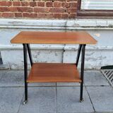 Side table on wheels