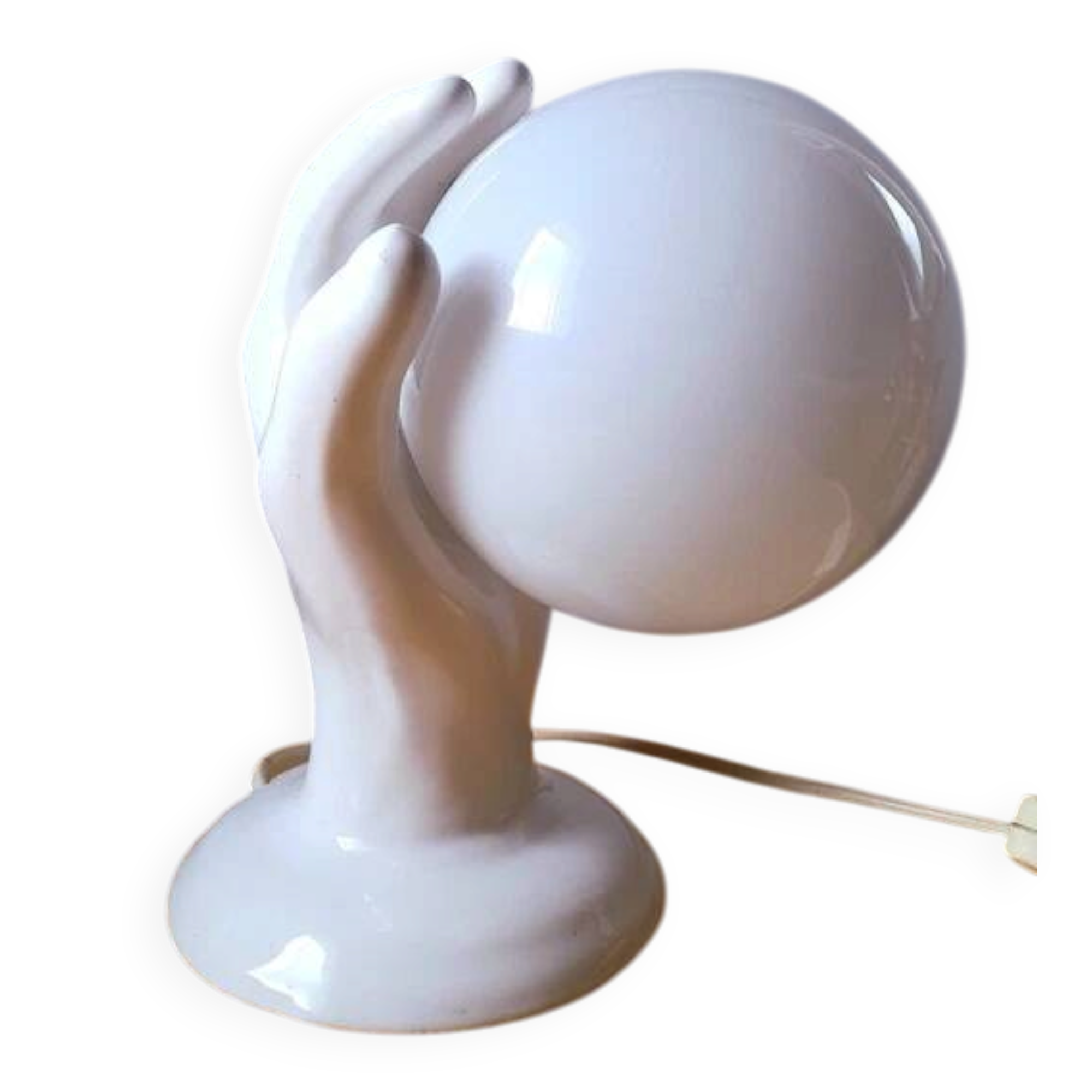 Ceramic hand lamp 1980