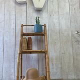 Rattan shelf