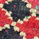Moroccan carpet red/black - 76 x 253 cm