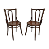 Paire de chaises bistrot vintage 50's