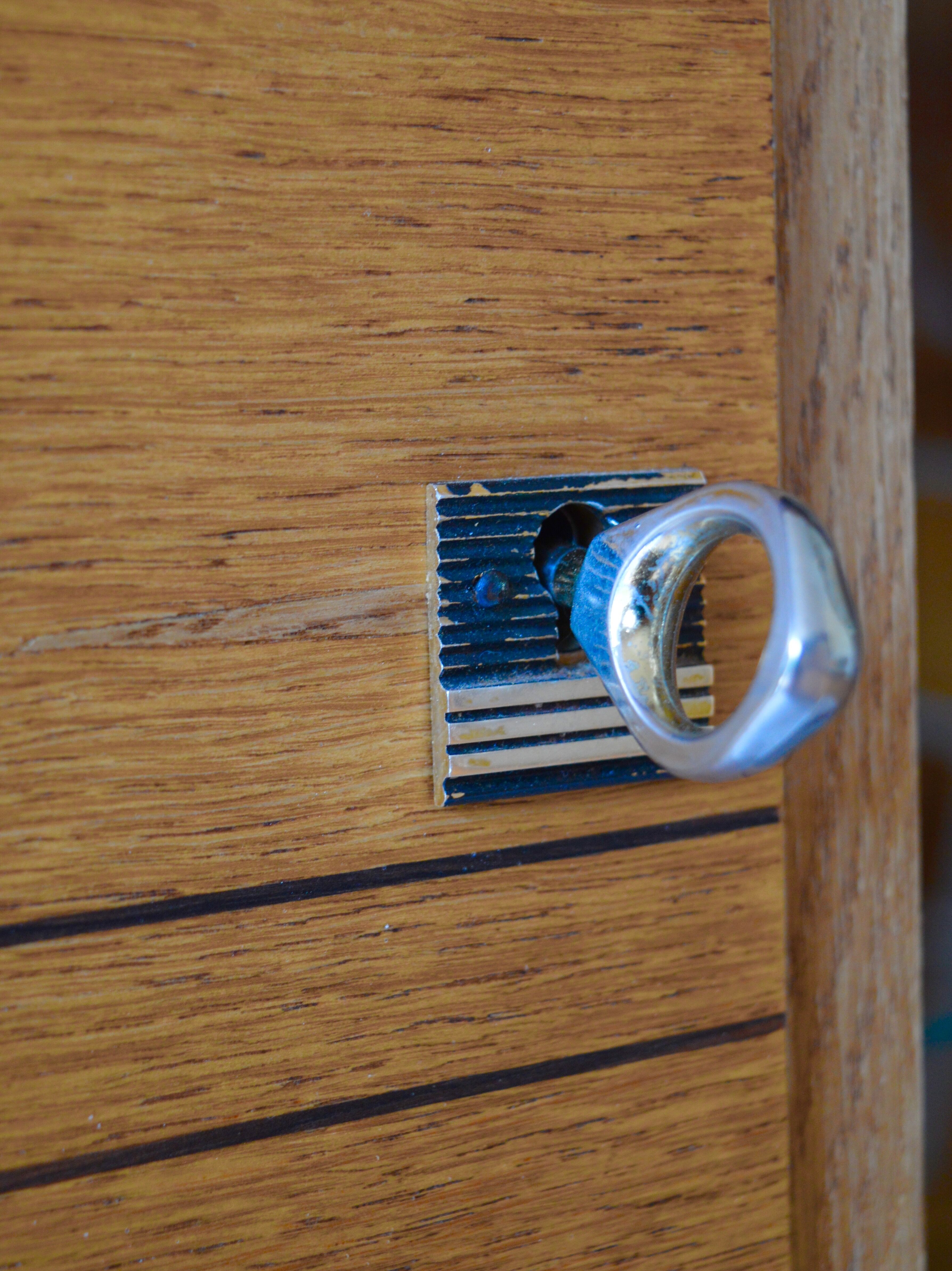 veneer oak sideboard