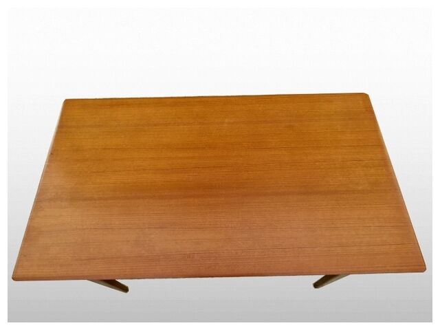 Table de salle à manger vintage scandinave teck 1960
