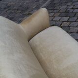 Asymmetric Organic 50s sculptural sofa