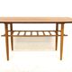 Scandinavian teak coffee table, Sweden, 1950.