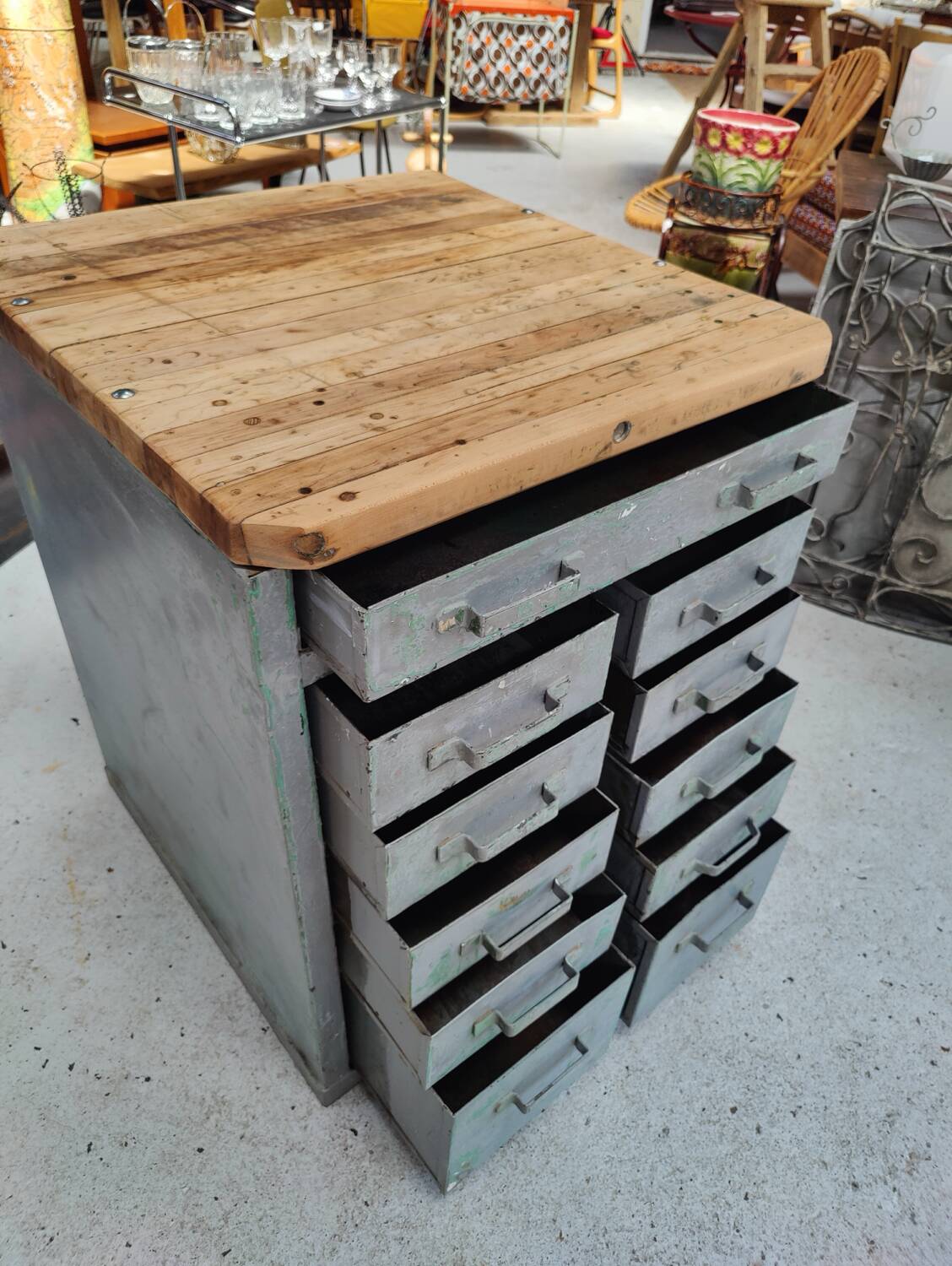 Antique chest of drawers full of charm