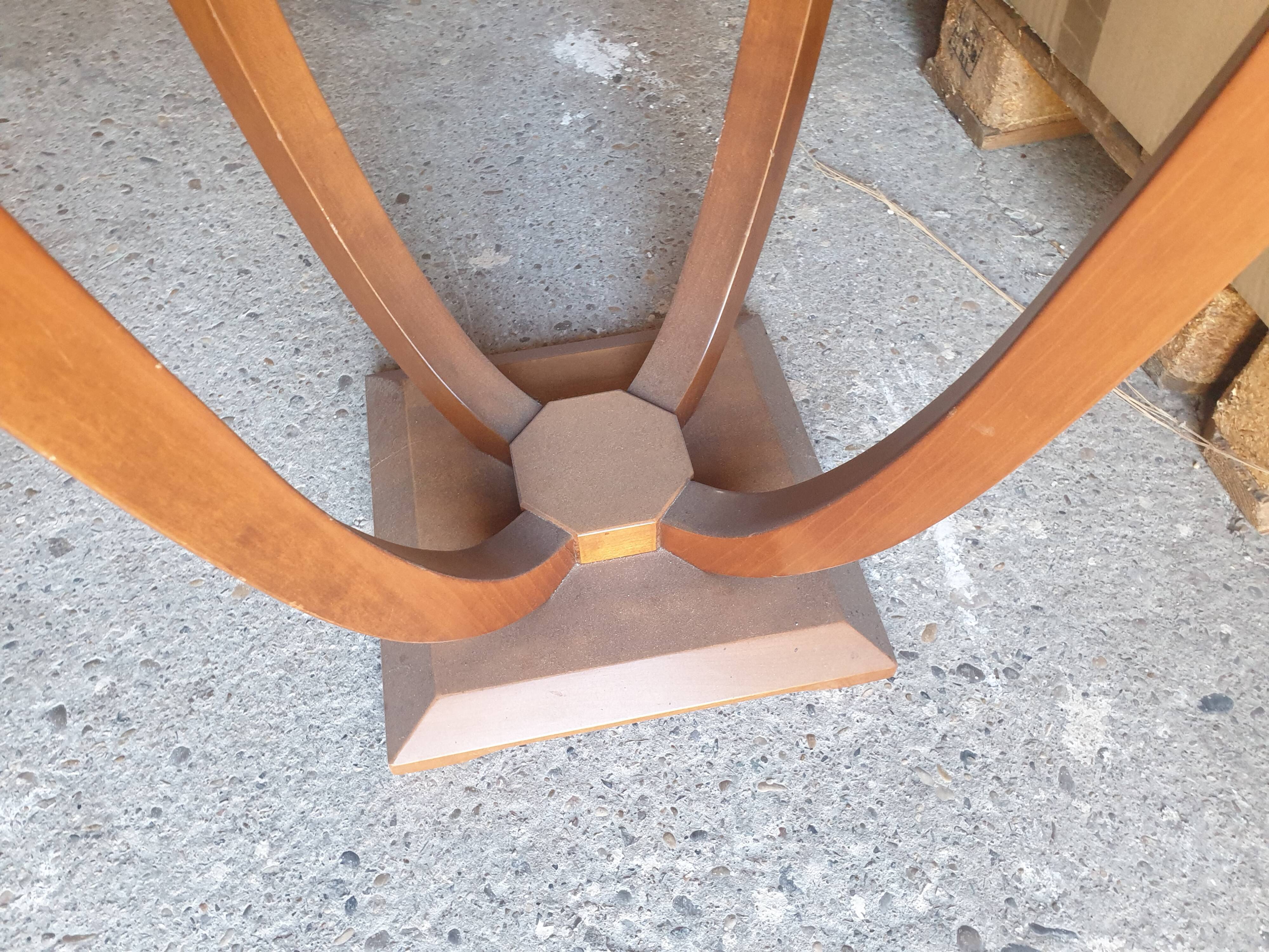 Gueridon in wood style art deco