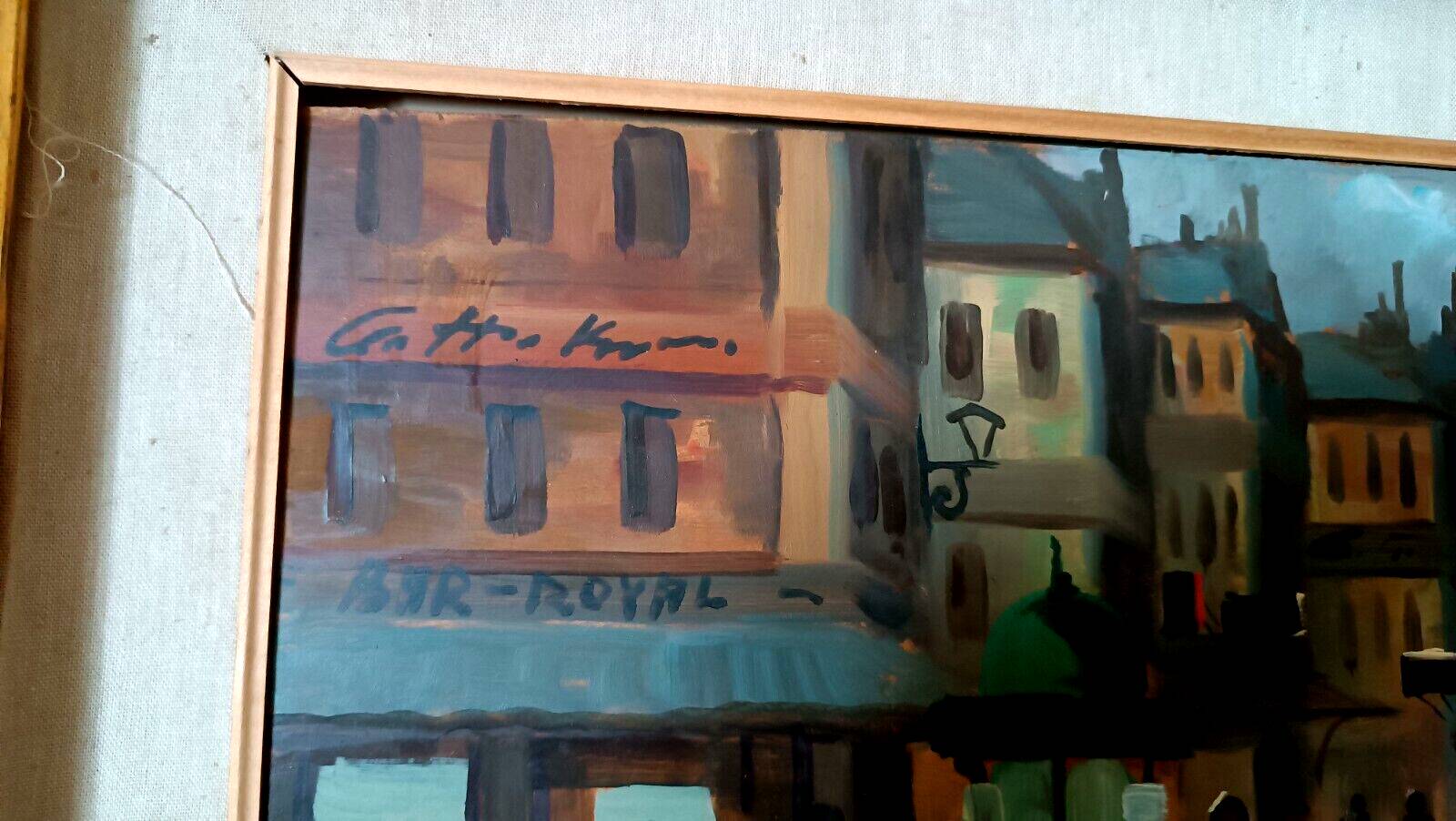 Figure painting domenico seloski (1924-1981) post-macchiaiolo