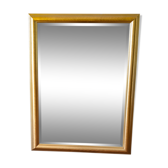 Gilded wooden mirror 108 cm