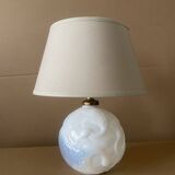 Lampe Art Déco en verre moulé / Saint Aignan