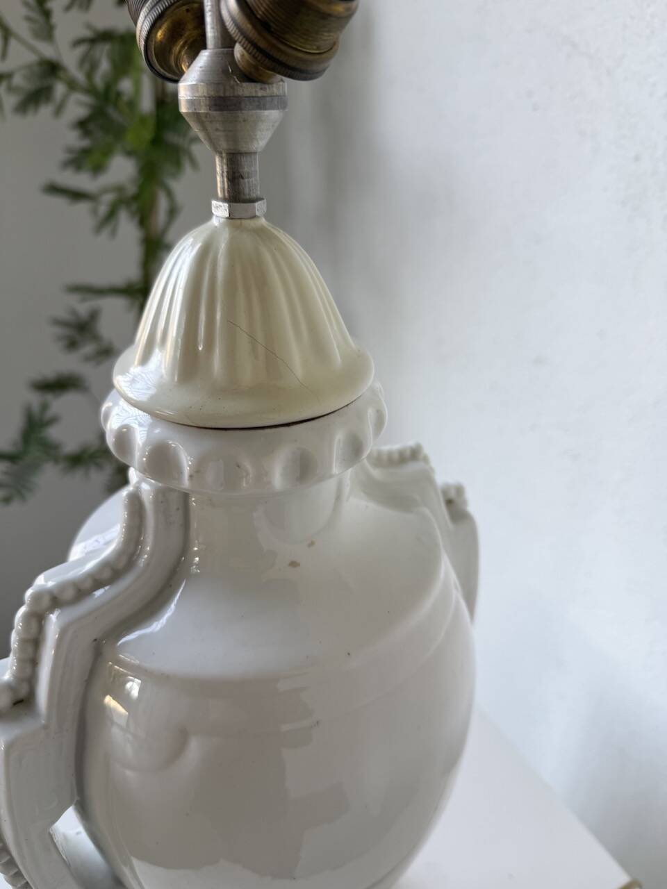 1940s ceramic lamp base