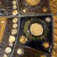 Large Round Ceramic Art tiled coffee table by Renate Rhein, Germany 1960s