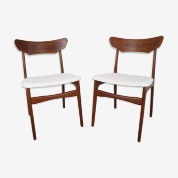 Danish Teak Dining Chairs By Schionning & Elgaard For Randers Møbelfabrik, 1960s, Set Of 2
