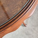 Round coffee table attributed to Paolo Buffa for Arrighi Serafino, 1950s.