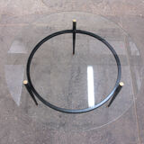 Round coffee table from the 1950s