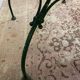 Wrought iron garden table