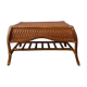 Bamboo and rattan coffee table