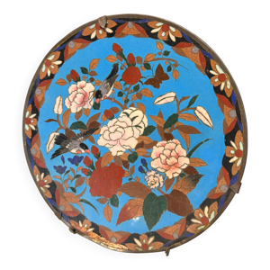 assiette cloisonnée