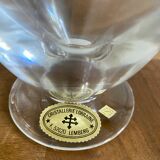 Handmade lead crystal decanter from the Lorraine crystal factory