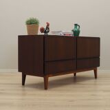 Mahogany chest of drawers, Danish design, 1970s, manufacturer: Omann Jun