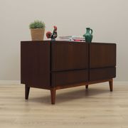 Commode en acajou, design danois, années 1970, éditeur : Omann Jun
