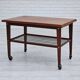 1970s, Danish coffee table, wheels, teak wood.