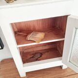 Glass medicine cabinet