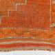 Tapis de couloir persan orange et rose