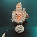 70's shell lamp