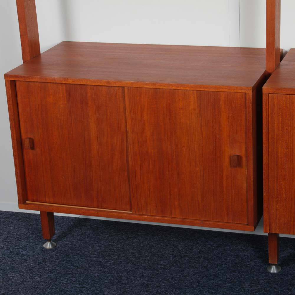 Vintage 1960s wooden wall unit