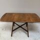 Ercol Old Colonial 377 Drop Leaf Dining Table Solid Elm Blue Label 1950s