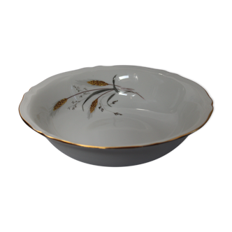 Salad bowl Wheat cob décor - Manufacture Royale - Porcelain