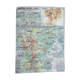 Old school vintage MDI Rhône-Alpes map