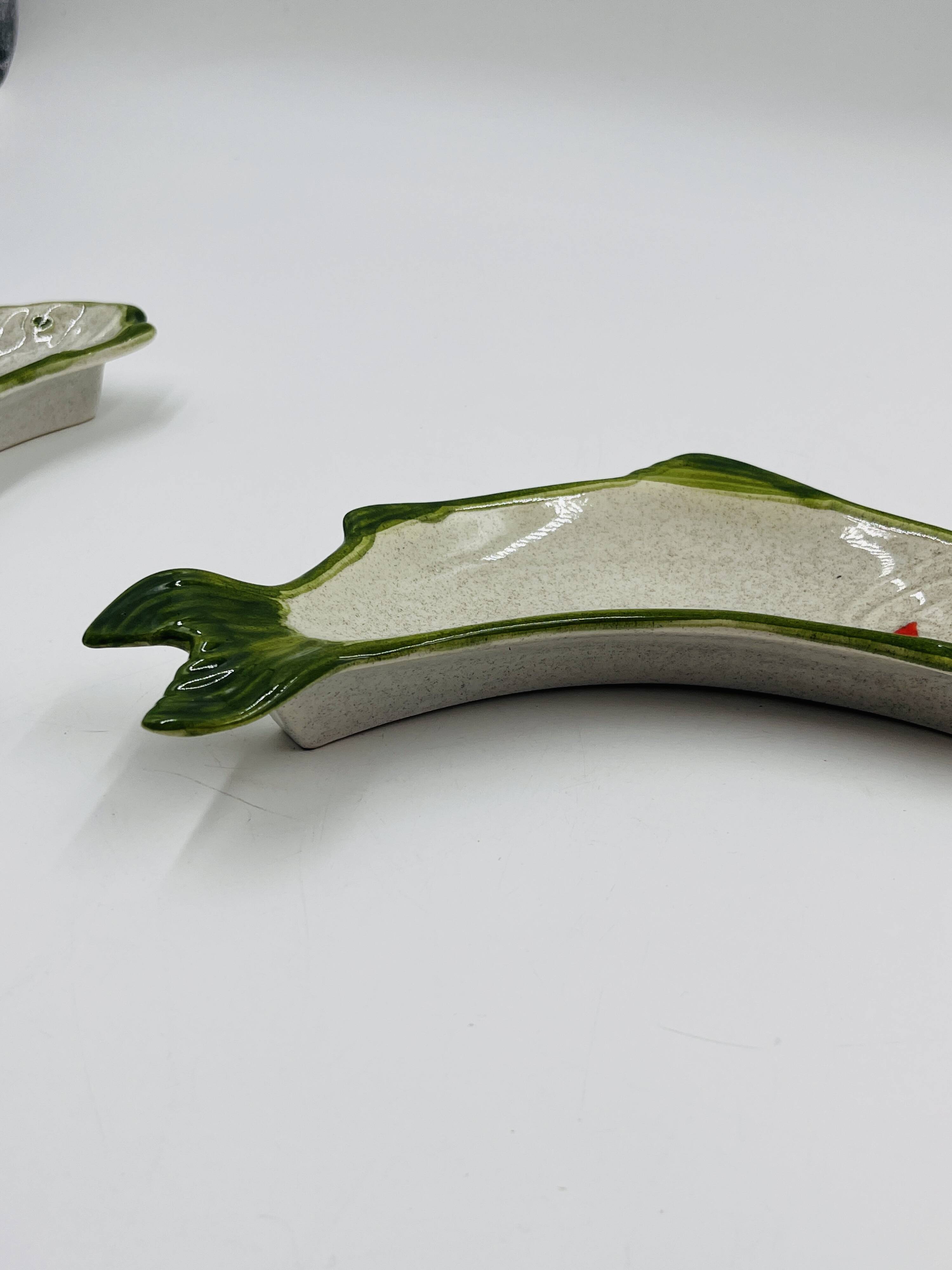 Duo of Waechtersbach fish dishes
