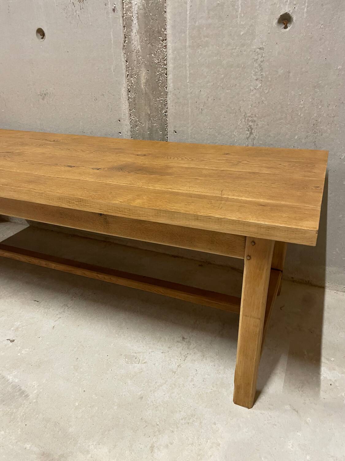 Huge oak farmhouse table