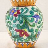 Vase in faience cecart monaco