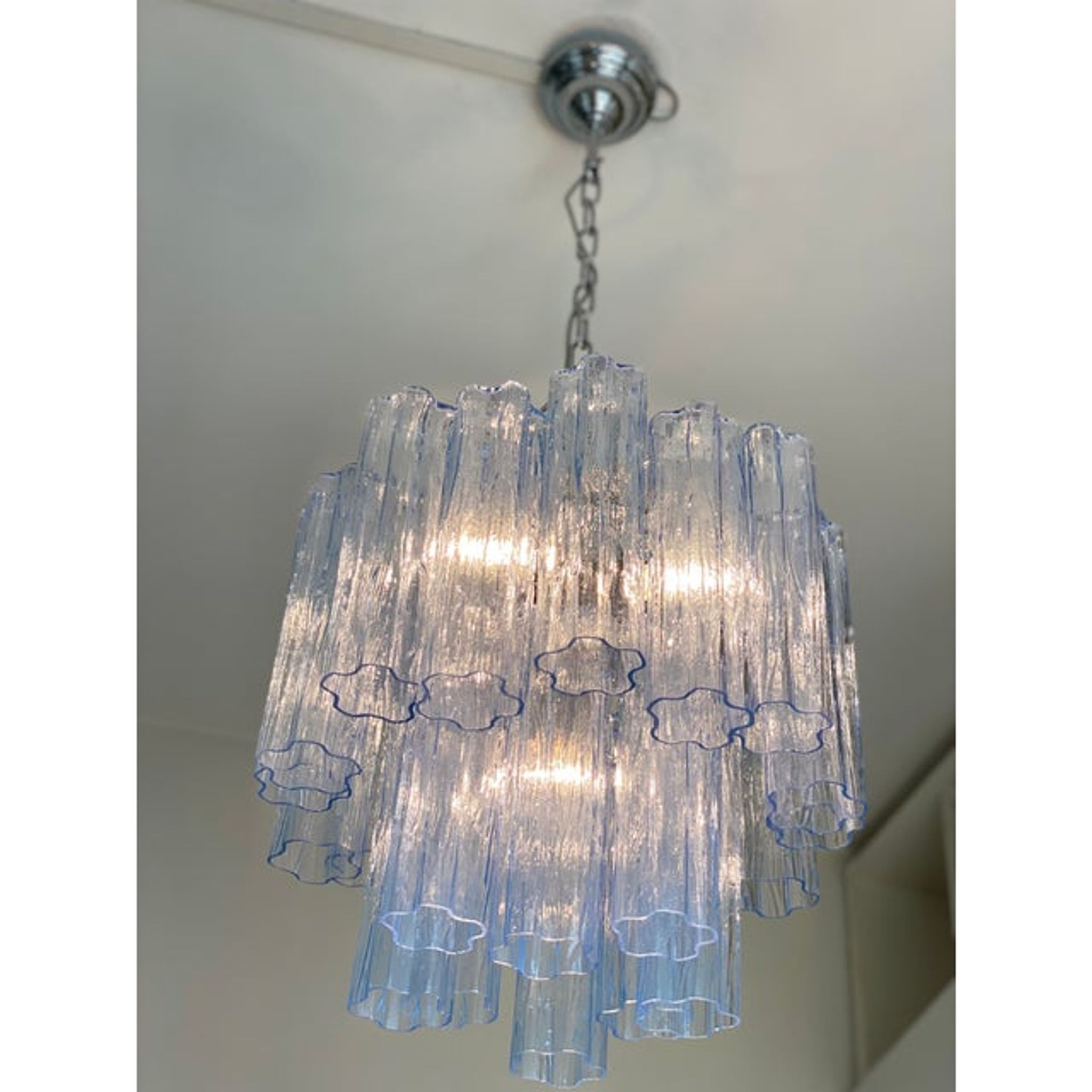 Tronchi chandelier in Murano glass