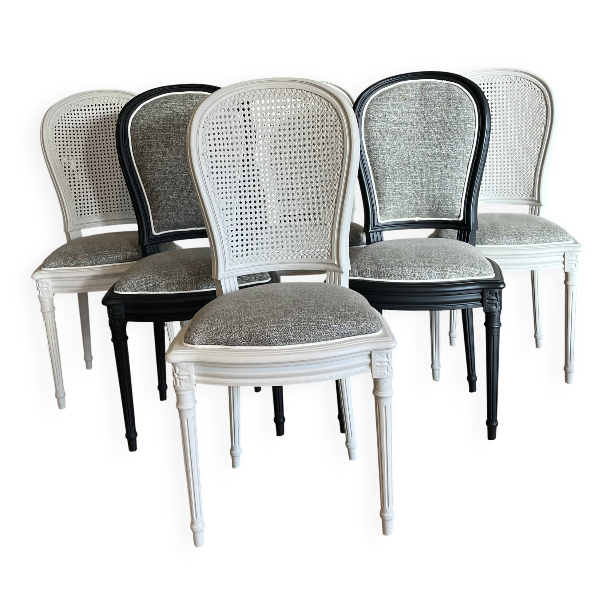 Lot 6 chaises Louis XVI