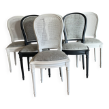 Lot 6 chaises Louis XVI