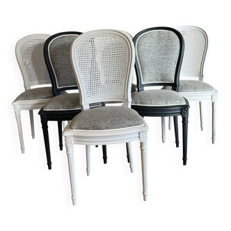 Lot 6 chaises Louis XVI