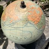 World map world globe nineteenth