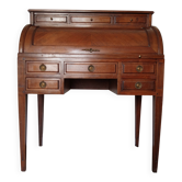 Antique wooden drop-leaf secretary, Louis XVI style.