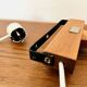 Danish Teak and Wicker Wall Lamp