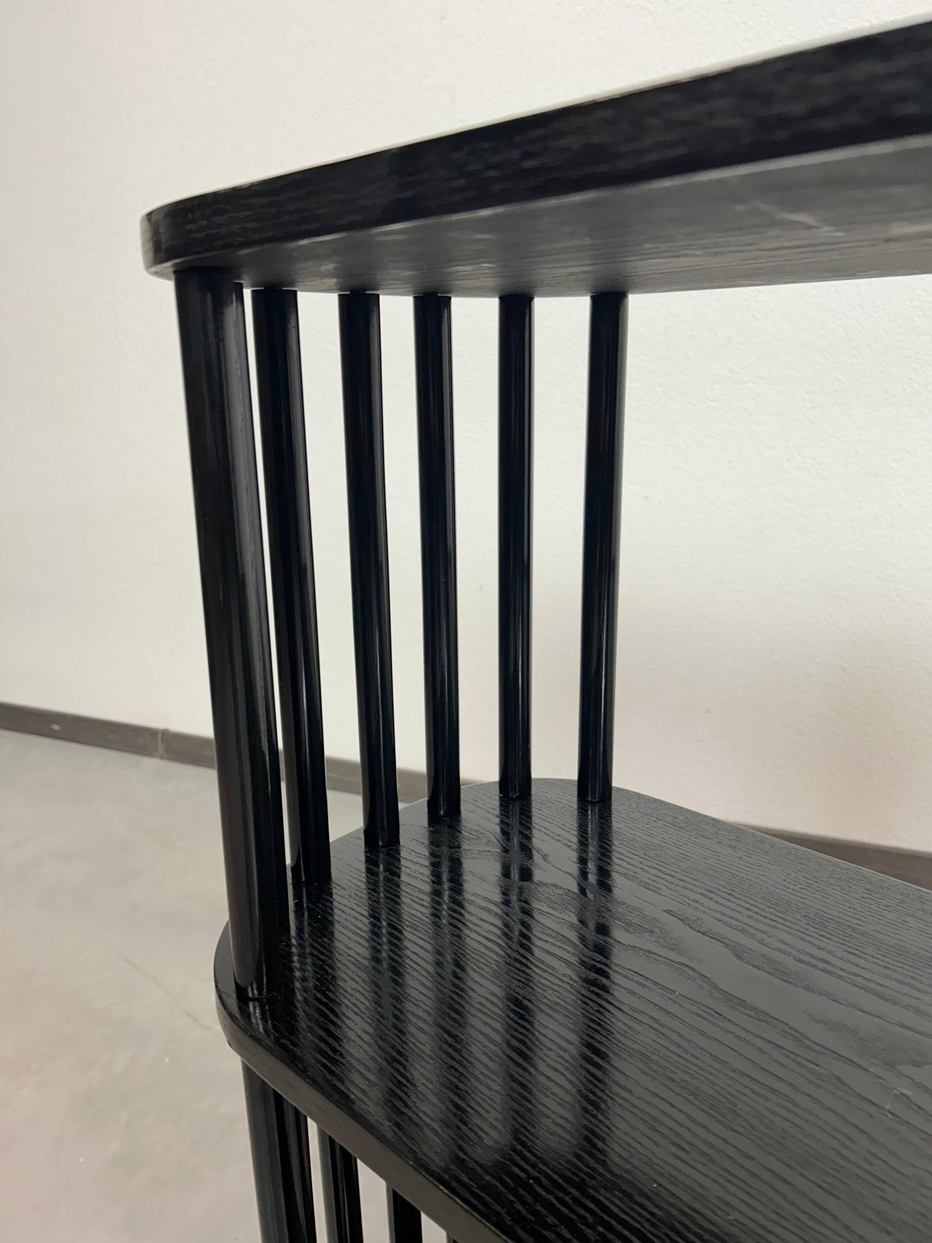 Black Art Deco shelf