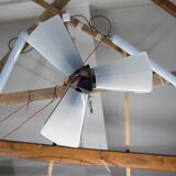 Mid-Century Plastic and Metal Chandelier by Lidokov, Czechoslovakia, 1970s