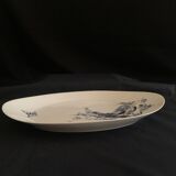 Dish signed Arsberg, "Le Buffon" after a Manufacture Royale de Sèvres model