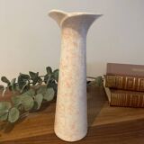Vintage speckled pink vase