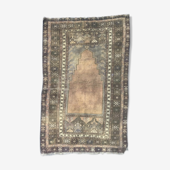 Old prayer rug Turkish 112 x 175 cm
