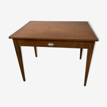 Square-foot table with drawer