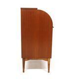 Scandinavian mahogany secretary desk, Bröderna Gustafssons, Sweden, 1950